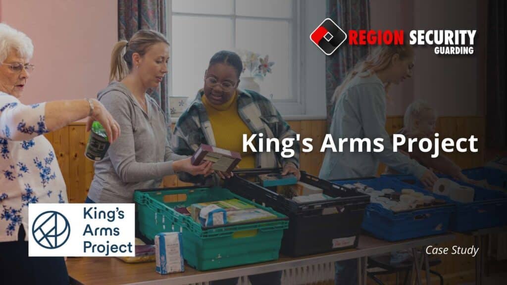 Case study for security services provided to King's Arms Project