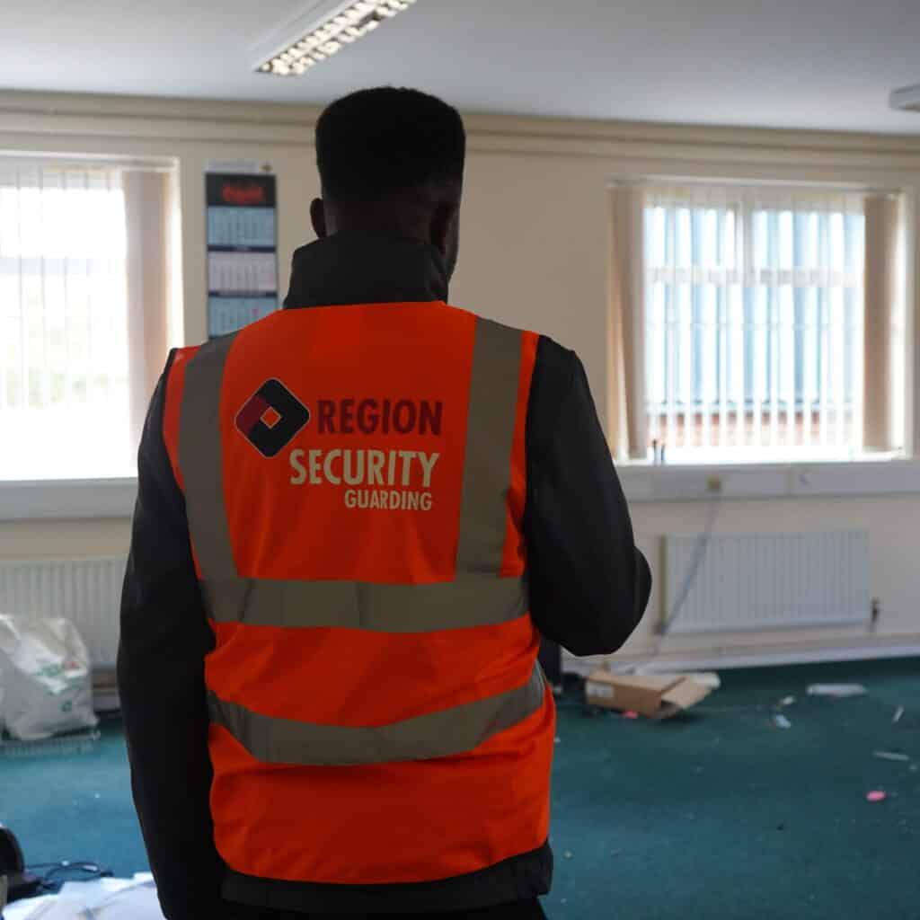 Security Guard Providing Vacant Property Security