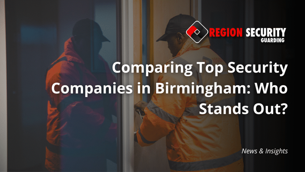 Top five security companies in Birmingham