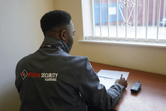 example of our gatehouse security guards