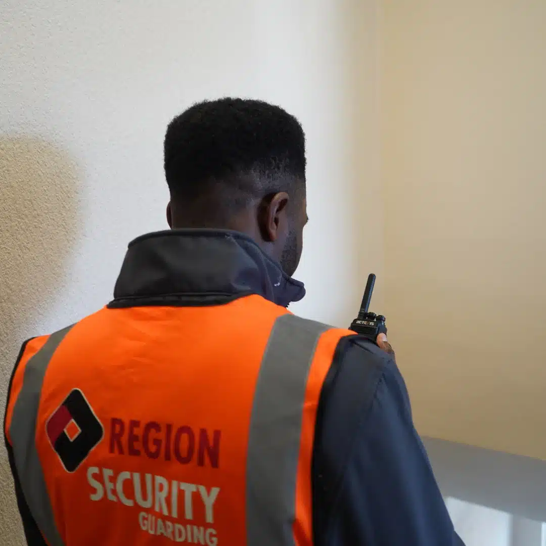 One of our guards providing event security Liverpool
