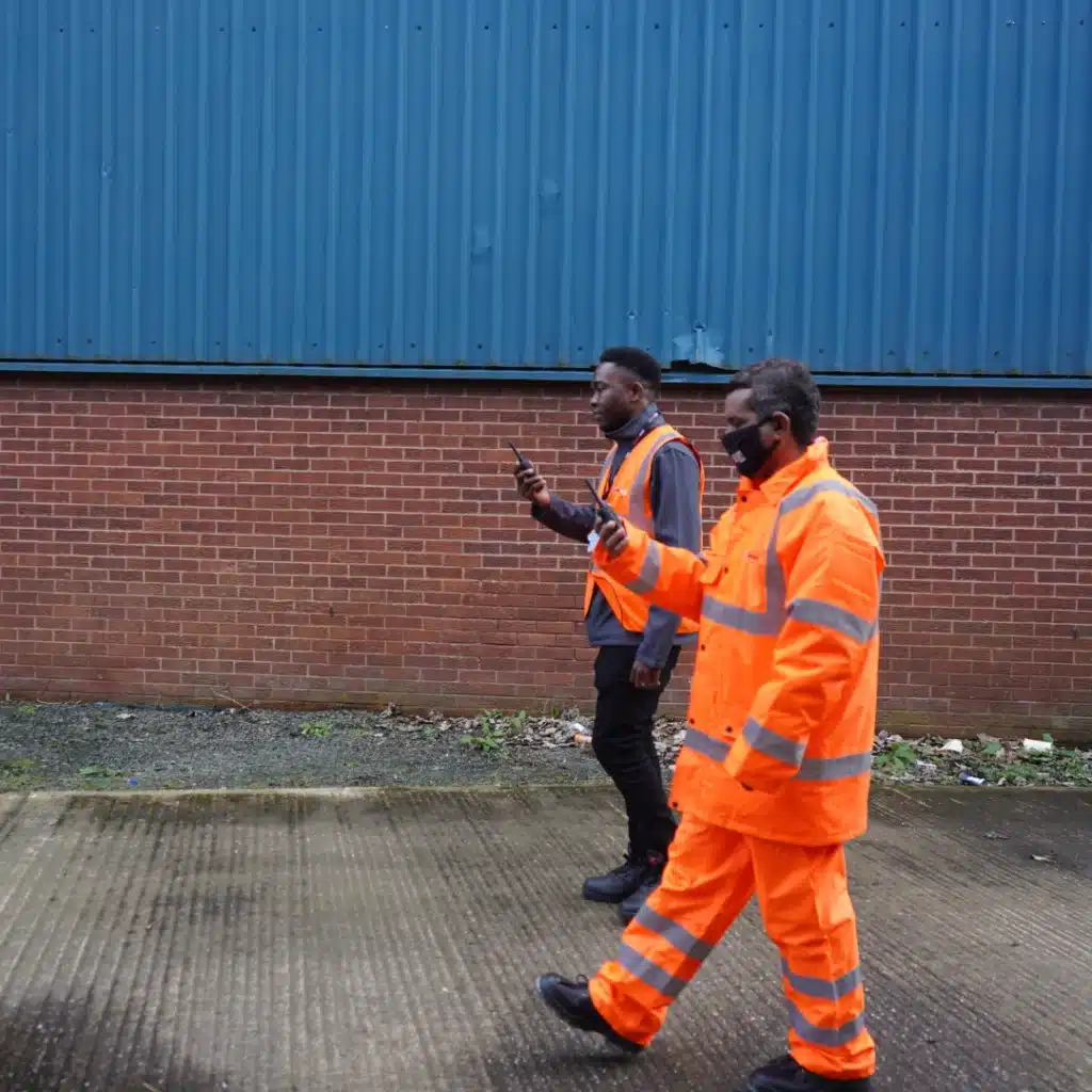 Our guards supplying warehouse security Manchester