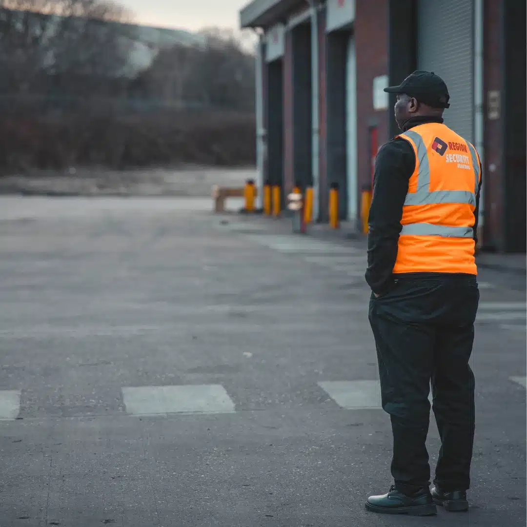 Our security company Chorley protecting a site