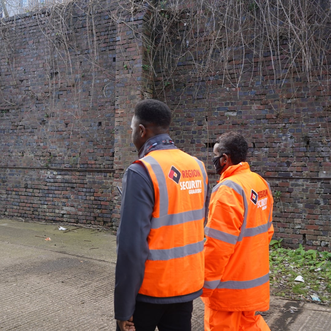 Two of our security guards Newcastle on a patrol