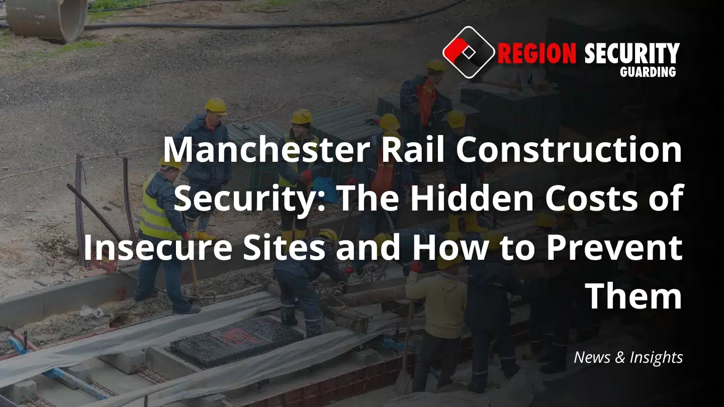 Manchester rail construction security banner image