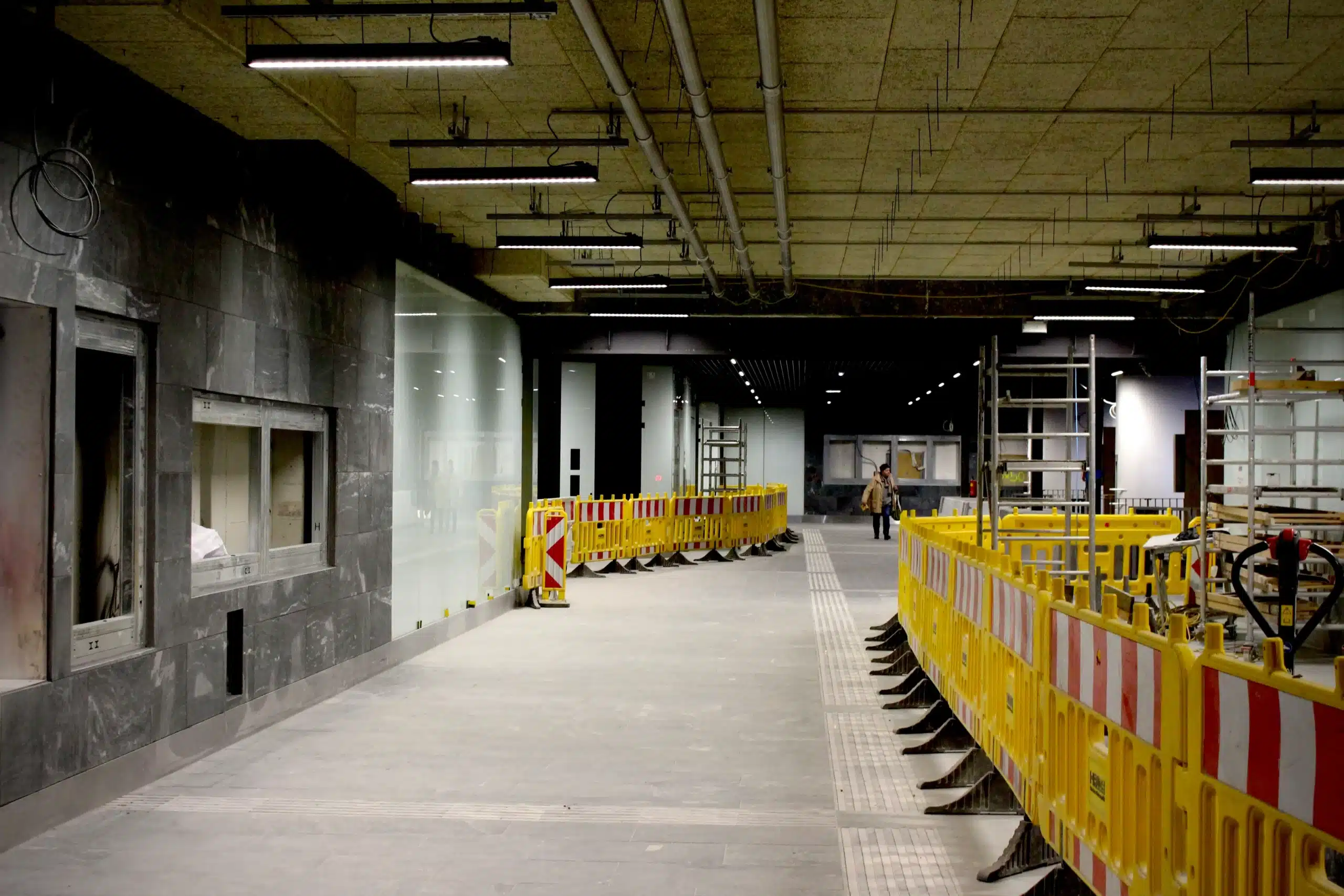 A utility site that is left without inspection or security having a threat of being vandalized.