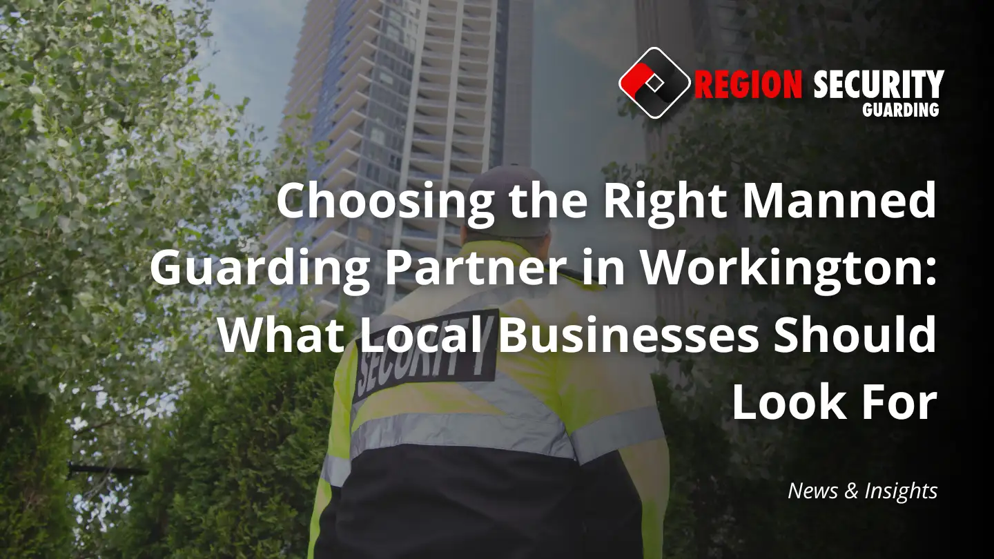 Professional manned guarding partner in Workington providing security for local businesses.
