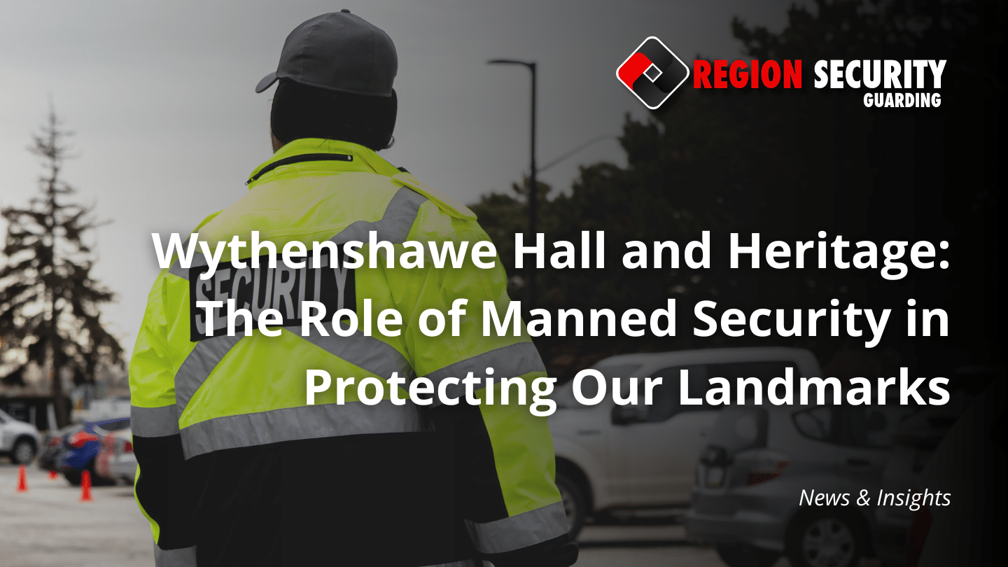 Historic Wythenshawe Hall protected by manned guarding in Wythenshawe