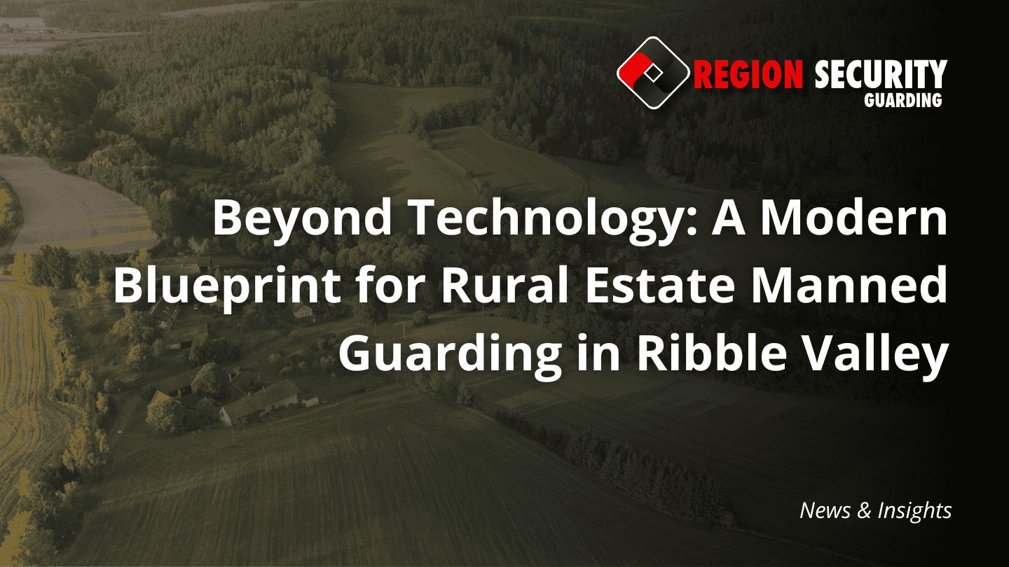 This scenic image shows the landscape where rural estate manned guarding in Ribble Valley is essential for property protection.