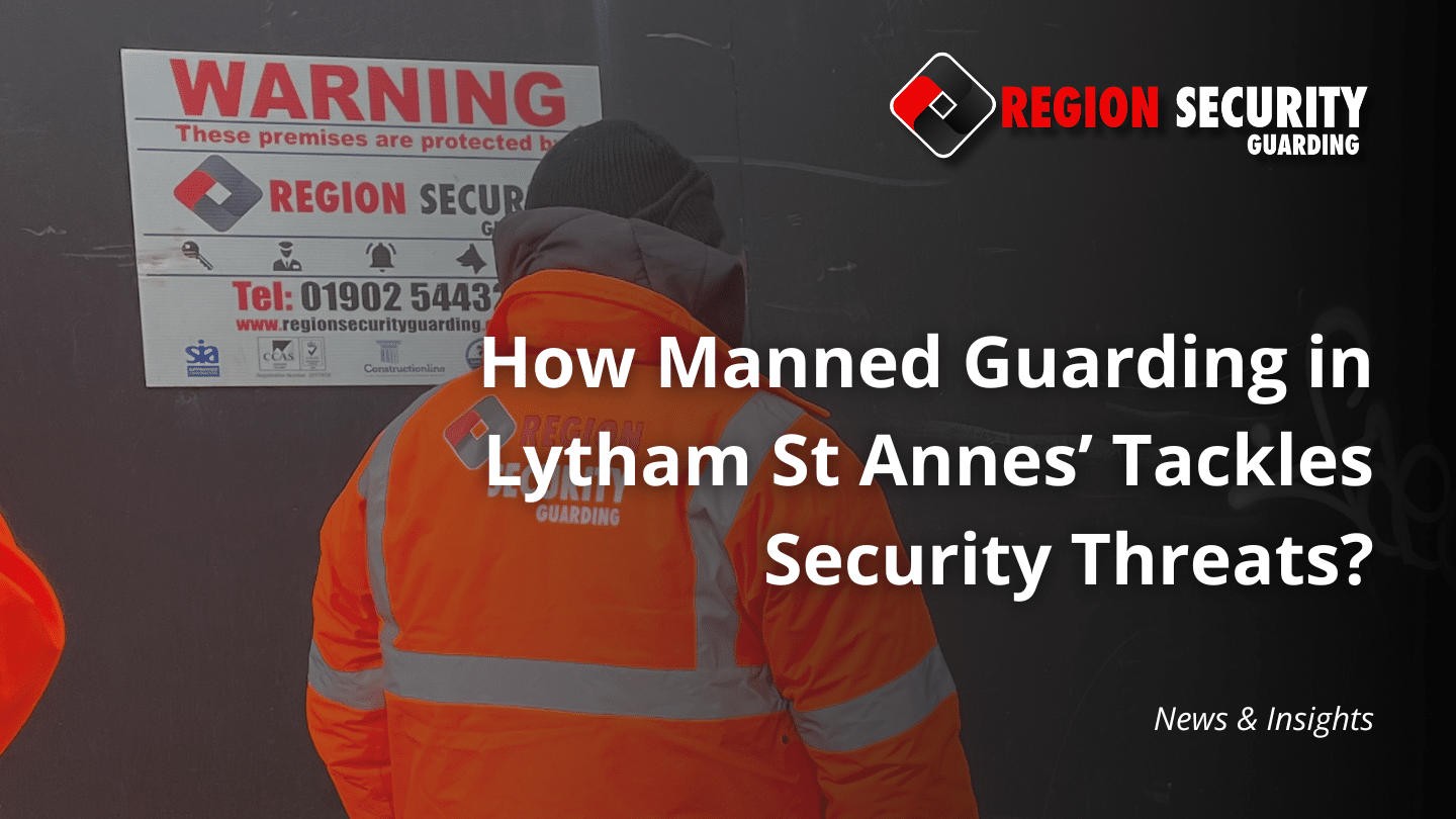 Professional manned guarding in Lytham St Annes patrolling a seasonal event.