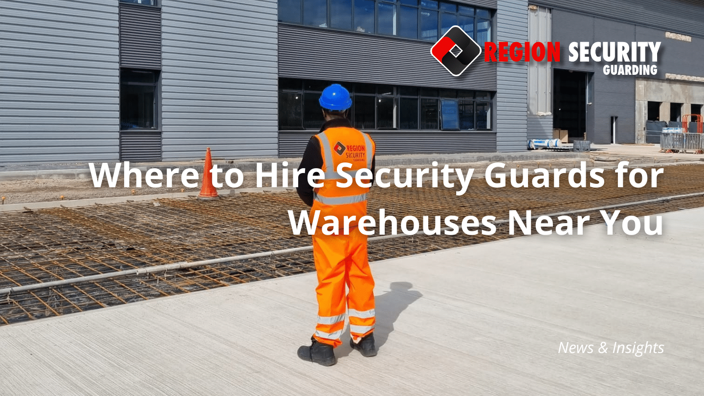 Hire security guards for warehouses