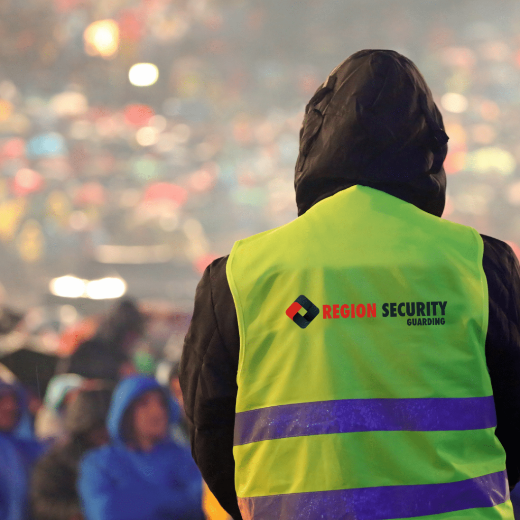 event security guards managing crowd safety