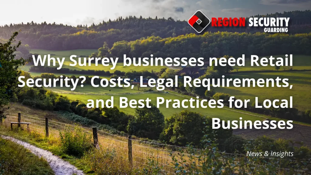 Why Surrey businesses need Retail Security