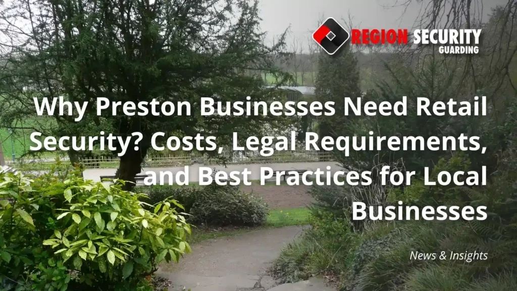 Professional retail security services supporting Preston businesses
