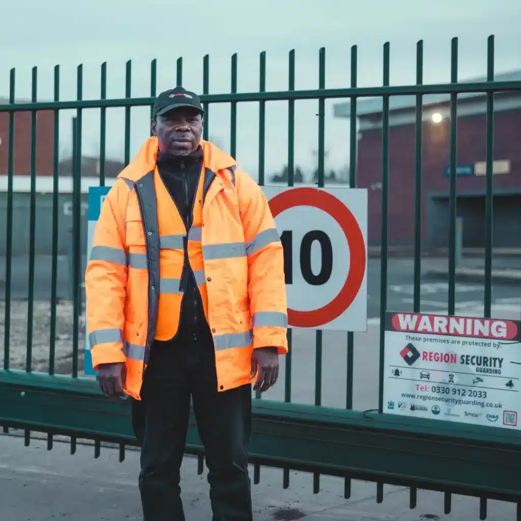 our security company Manchester securing a site