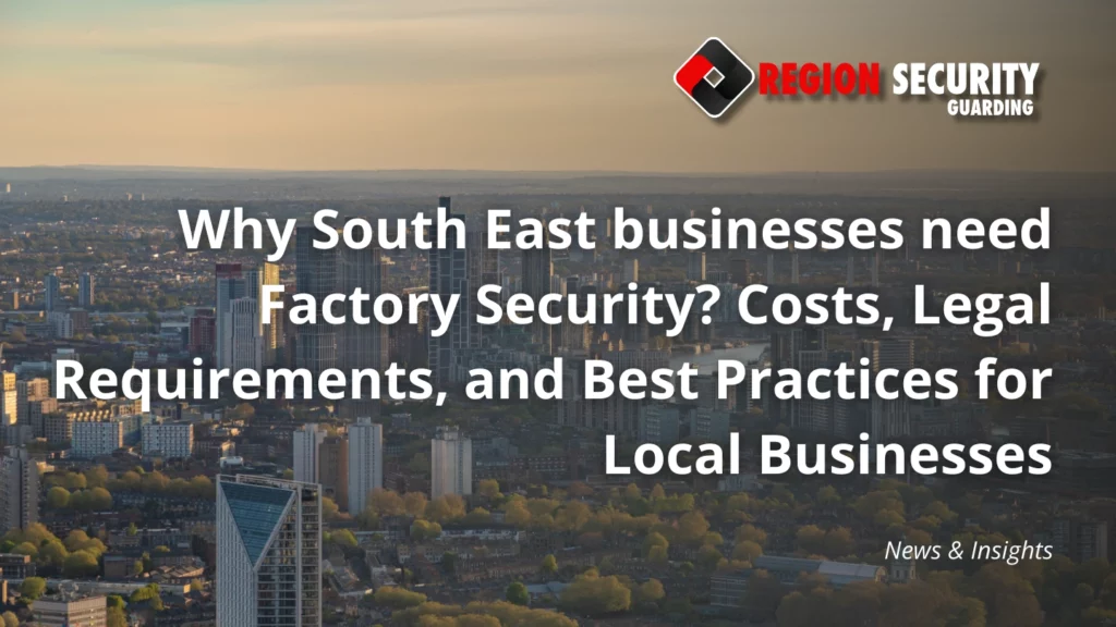 Why South East businesses need Factory Security