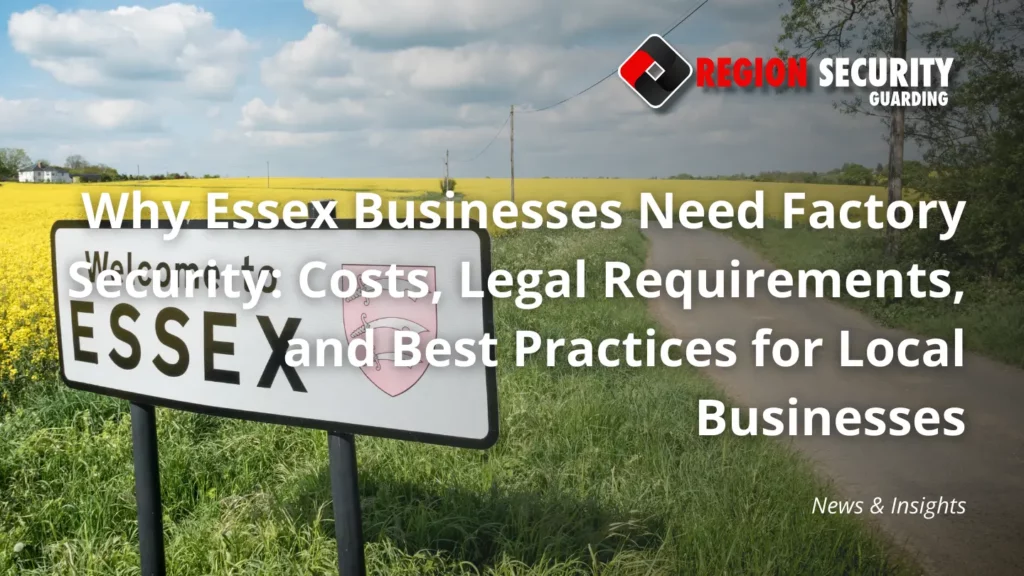 Why Essex Businesses Need Factory Security