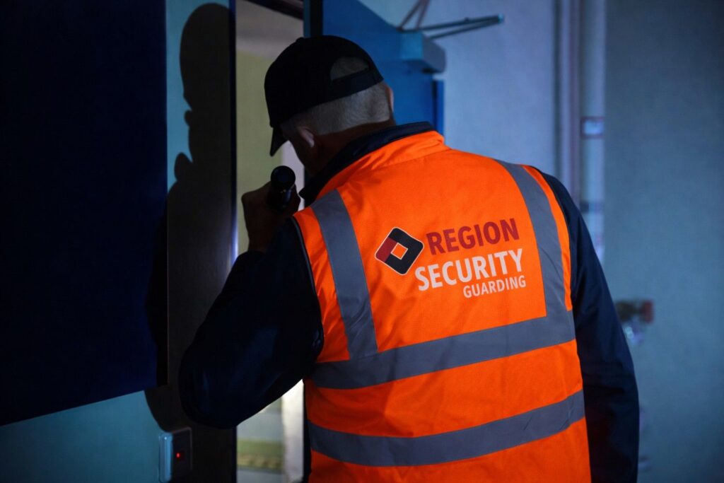 security working in night shift