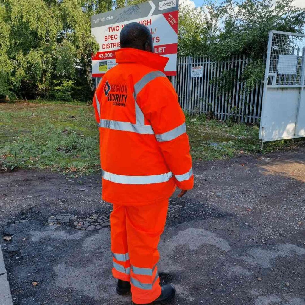 Security Guarding standing