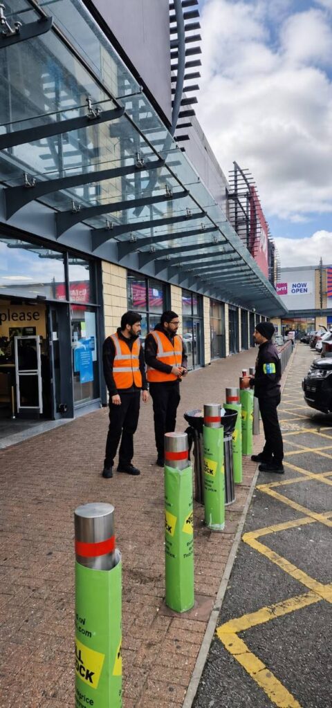 Manned guarding services provided by three security guards from Region Security Guarding