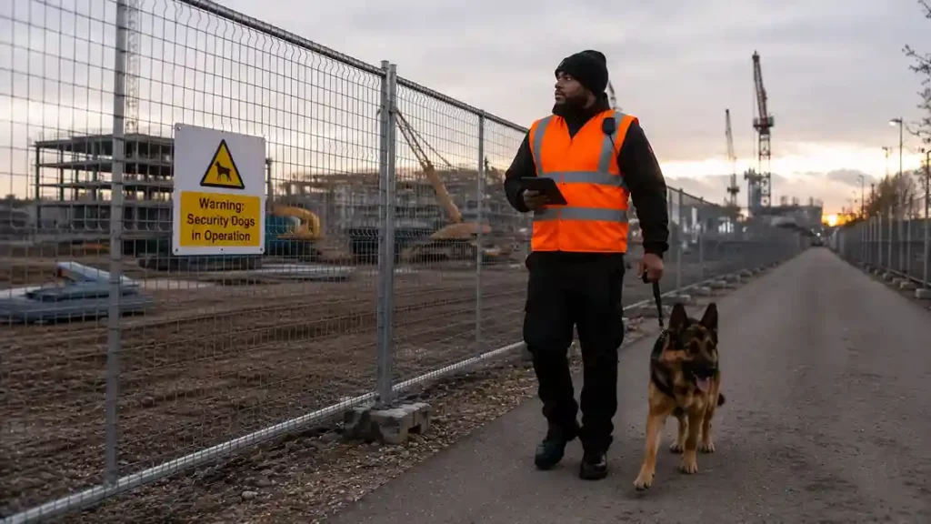 Guard Dogs Act 1975 for construction sites