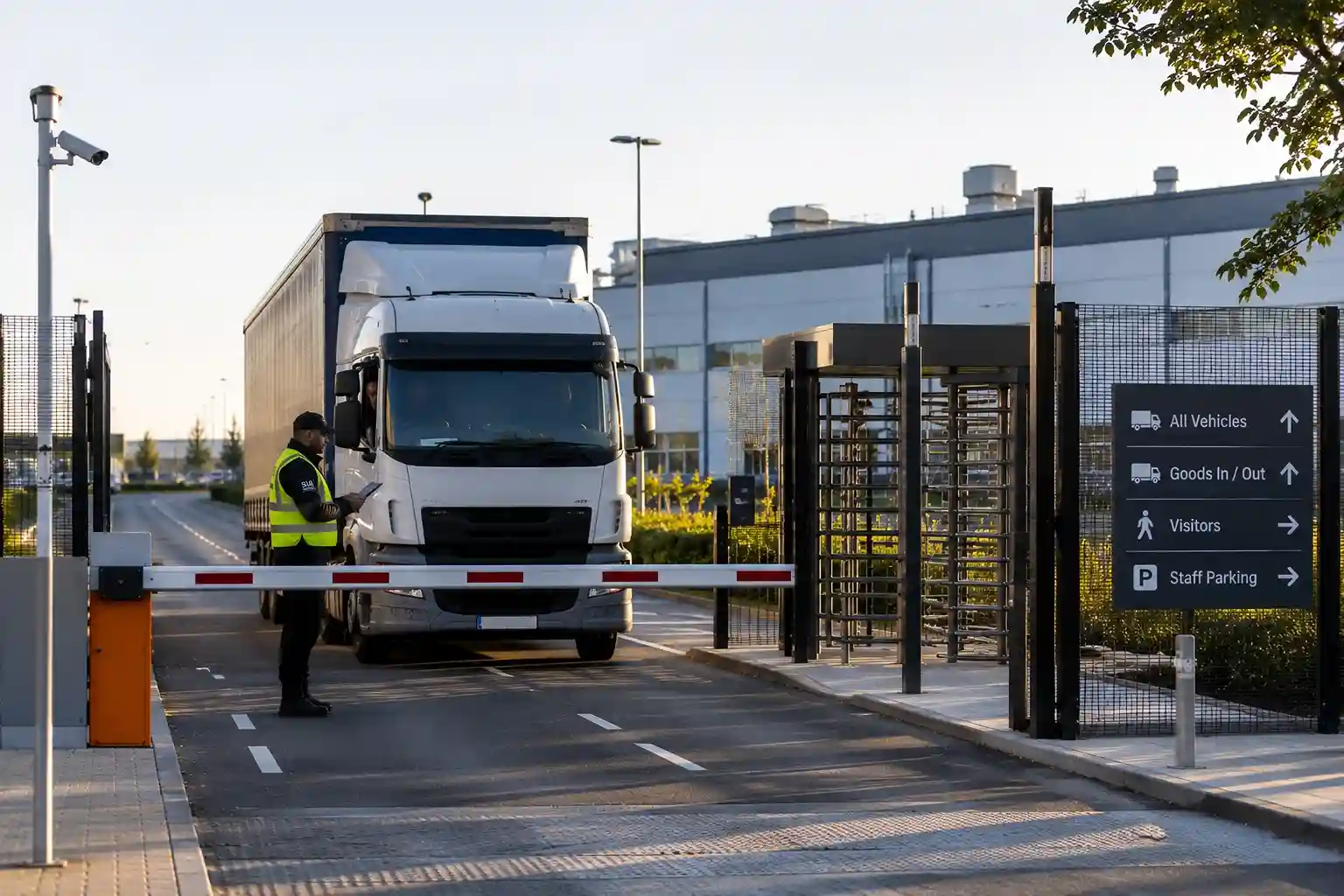 preventing tailgating at manufacturing facilities