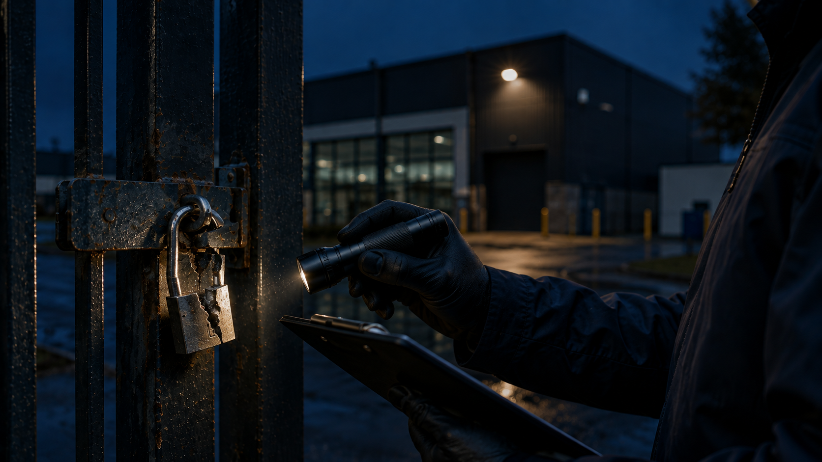 Signs of Intrusion at Vacant Commercial Property