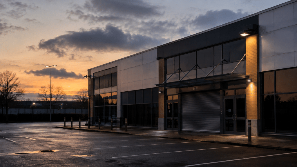 Vacant Commercial Property Break-In Prevention